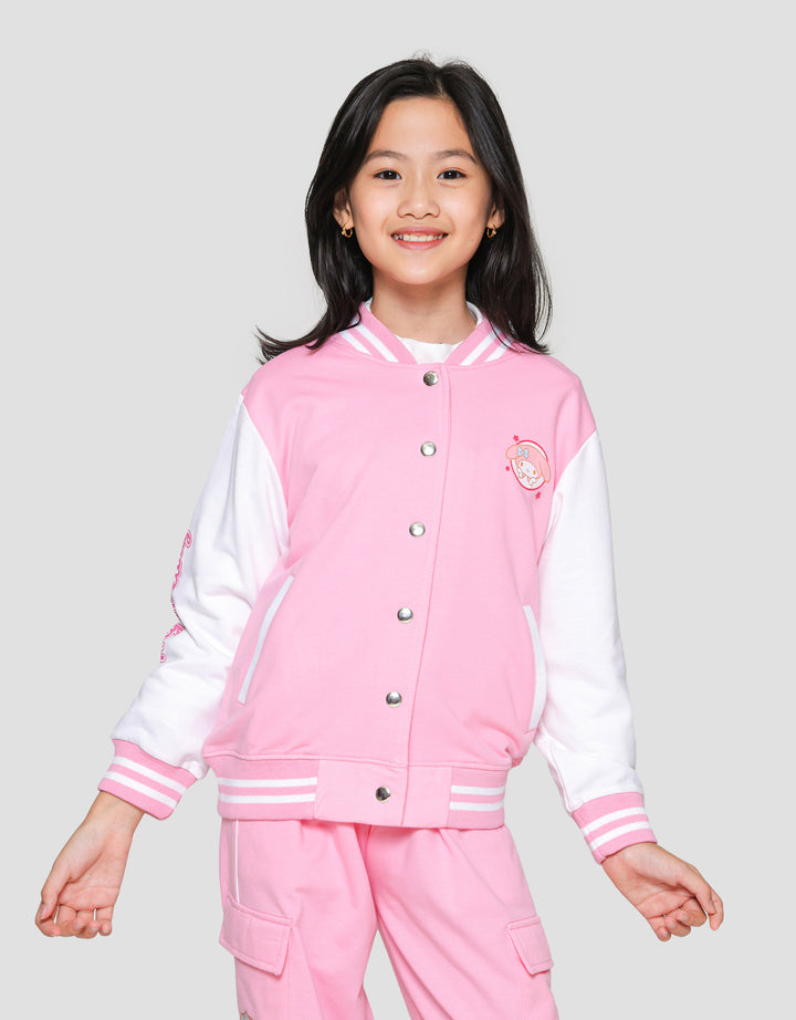 Character Varsity My Melody Jaket Anak Perempuan