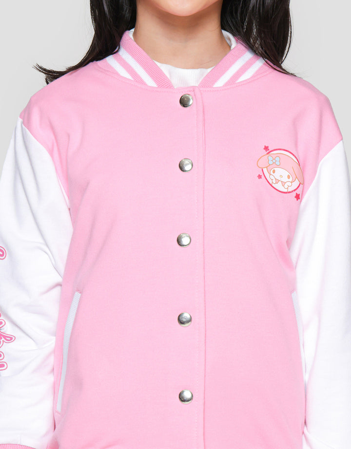 Character Varsity My Melody Jaket Anak Perempuan