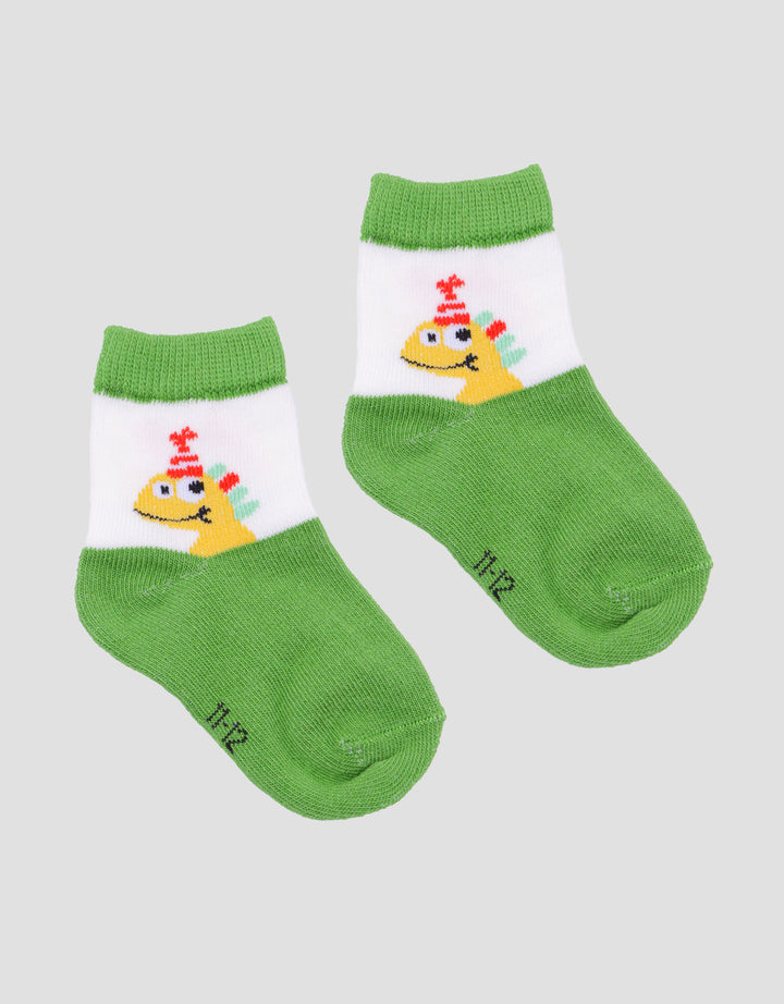 Little M Dino Print Baby Socks