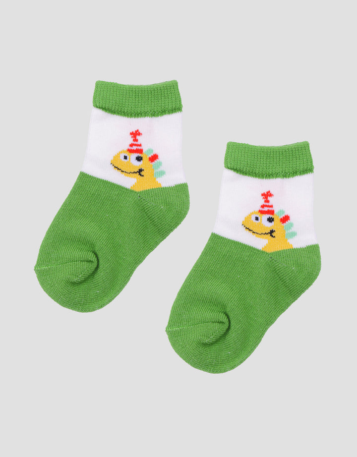 Little M Dino Print Kaus Kaki Anak Bayi