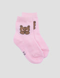Little M Bear Girls Baby Socks