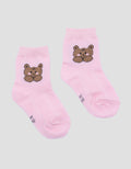 Little M Bear Girls Baby Socks