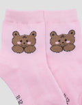 Little M Bear Girls Baby Socks