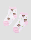 Little M Print Bear Kaus Kaki Anak Perempuan