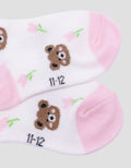 Little M Print Bear Kaus Kaki Anak Perempuan