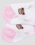 Little M Print Bear Kaus Kaki Anak Perempuan