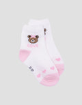 Little M Bear Girls Socks