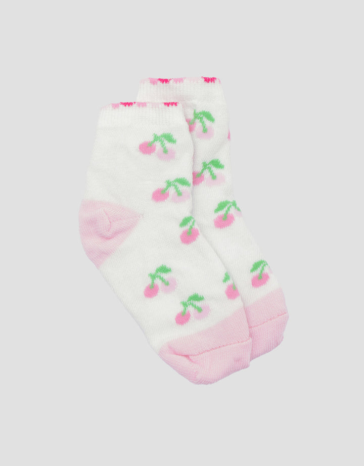Little M Fruit Print Kaus Kaki Anak Perempuan