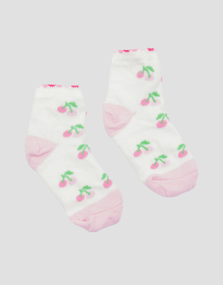Little M Fruit Print Kaus Kaki Anak Perempuan