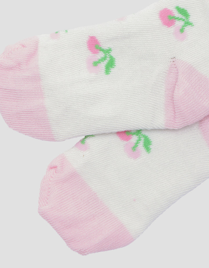 Little M Fruit Print Kaus Kaki Anak Perempuan