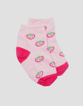 Little M Strawberry Kaus Kaki Anak Perempuan
