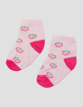 Little M Strawberry Kaus Kaki Anak Perempuan
