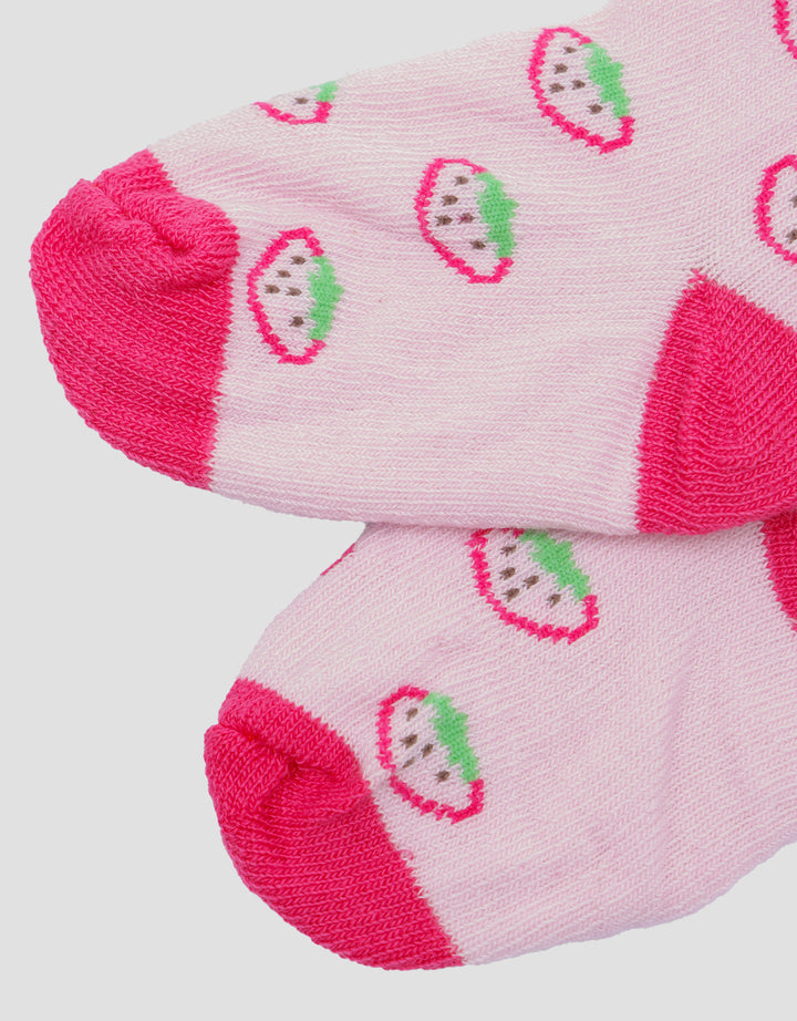 Little M Strawberry Kaus Kaki Anak Perempuan