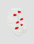 Little M Print Strawberry Kaus Kaki Anak