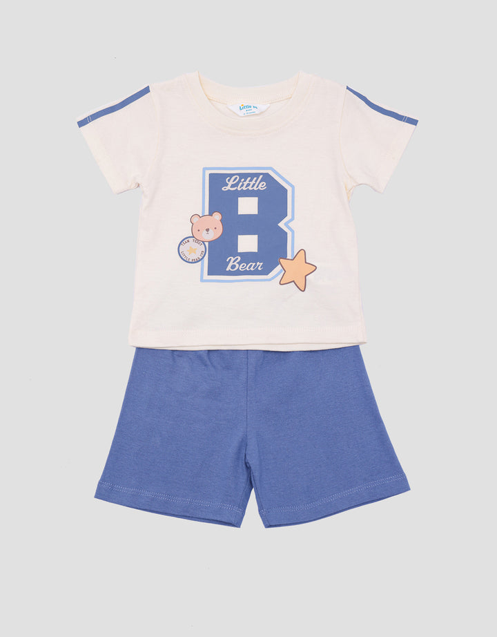 Little M Baby Jersey Sport Set Pakaian Bayi Laki-laki