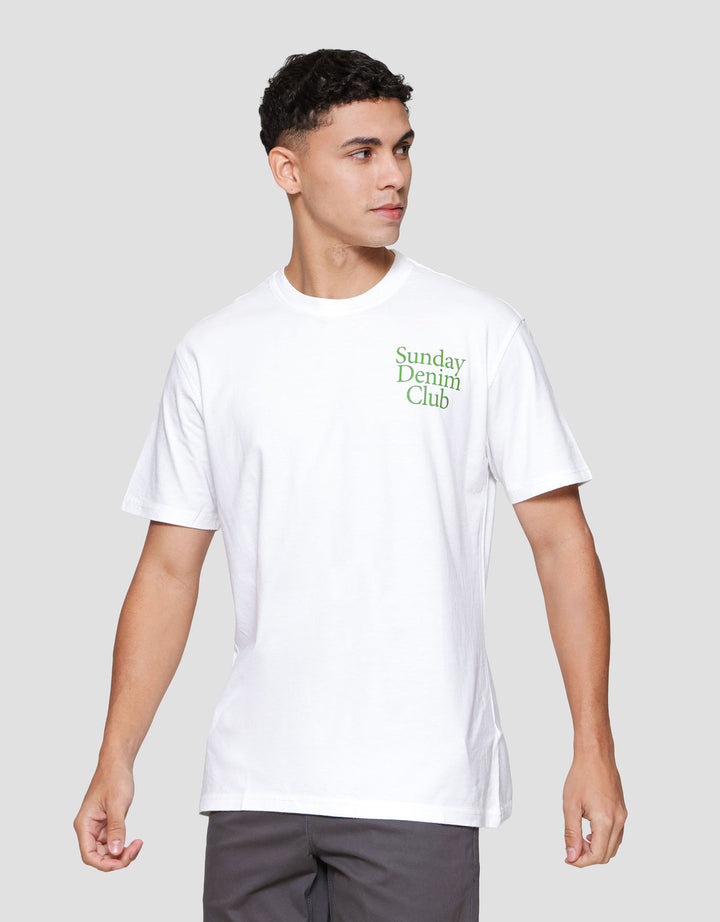 Lois Print Sunday Denim Club Kaos Pria