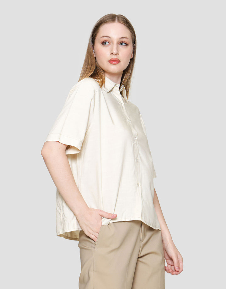 Lois Girl Basic Kemeja Lengan Pendek Wanita