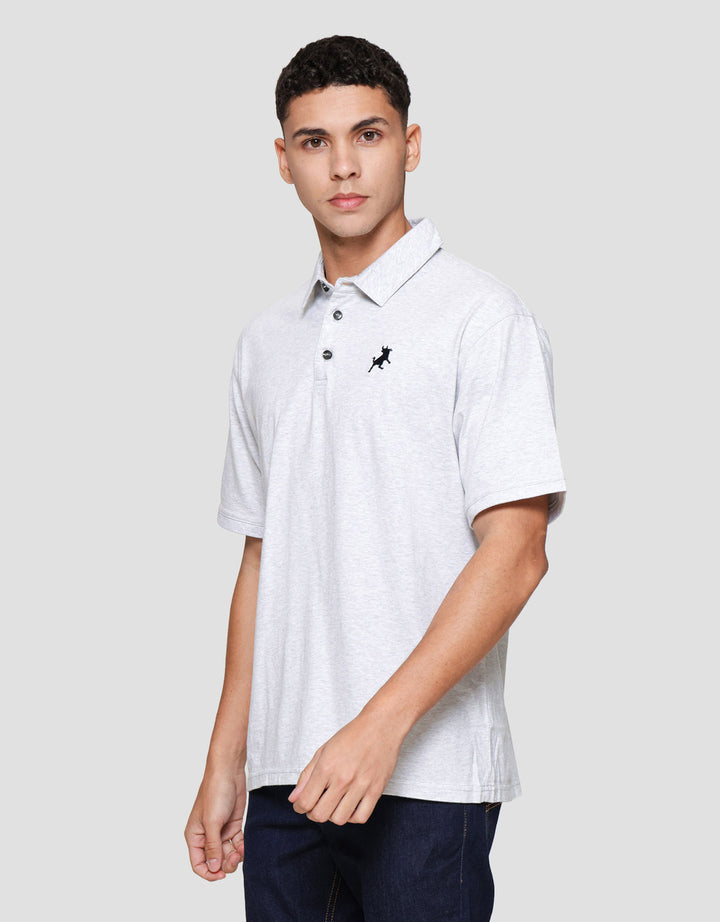 Lois Button Up Kaos Polo Pria