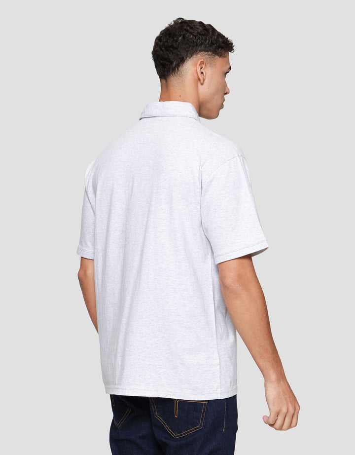 Lois Button Up Kaos Polo Pria