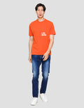 Lois Ksl2402 Brand Print Kaos Lengan Pendek Pria