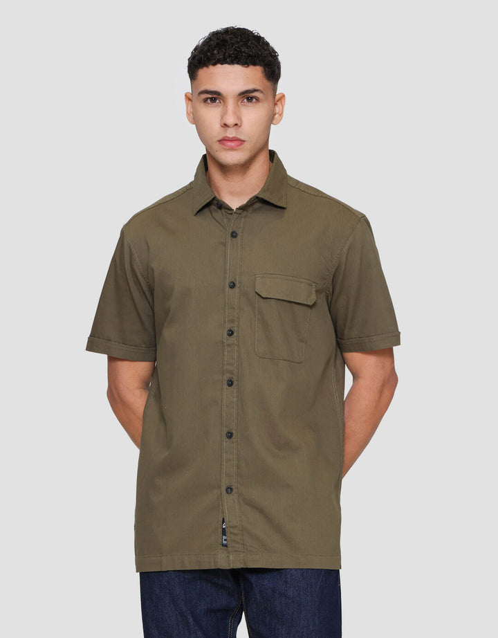 Lois Pocket Kemeja Lengan Pendek Pria