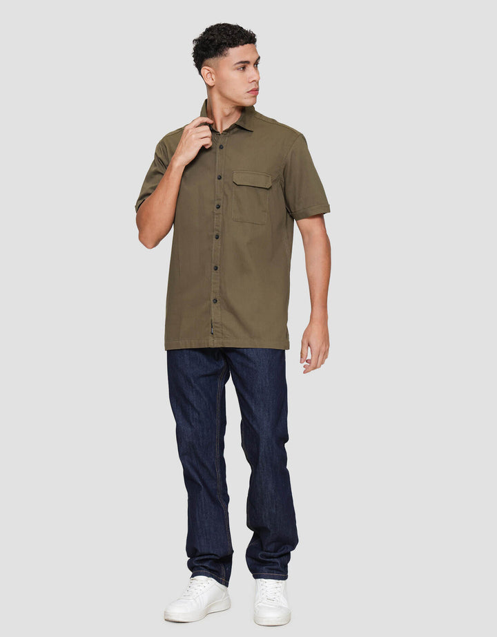 Lois Pocket Kemeja Lengan Pendek Pria
