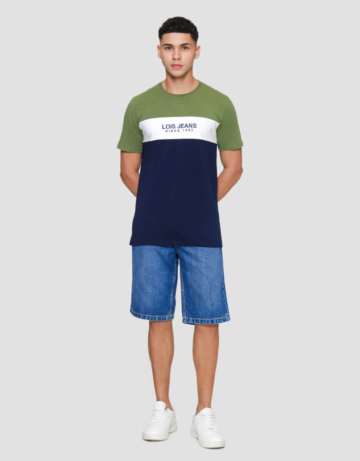 Lois Print Year Kaos Lengan Pendek Pria