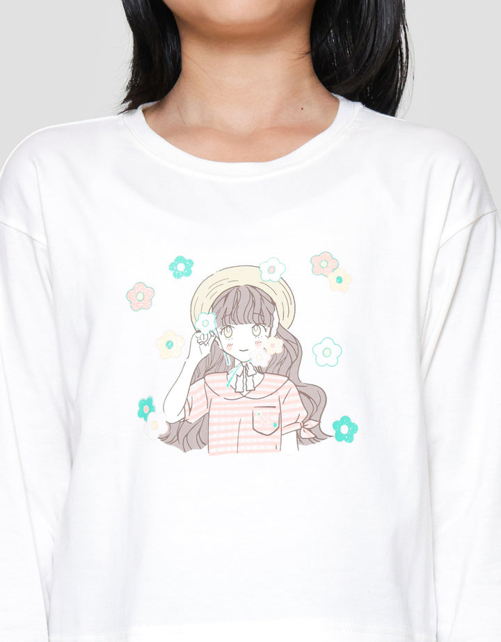 Exit Girl Hiruna Kaos Anak Perempuan