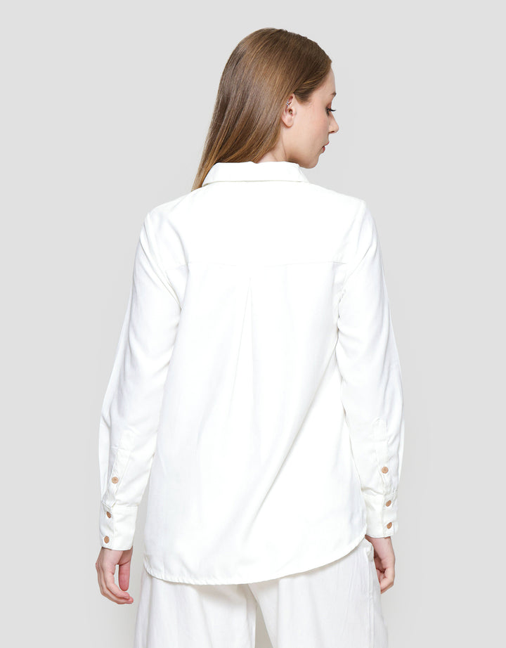 Exit Ikera Blouse Kemeja Lengan Panjang Wanita