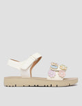 Nevada Ankle Strap Flower Sandal Anak Perempuan