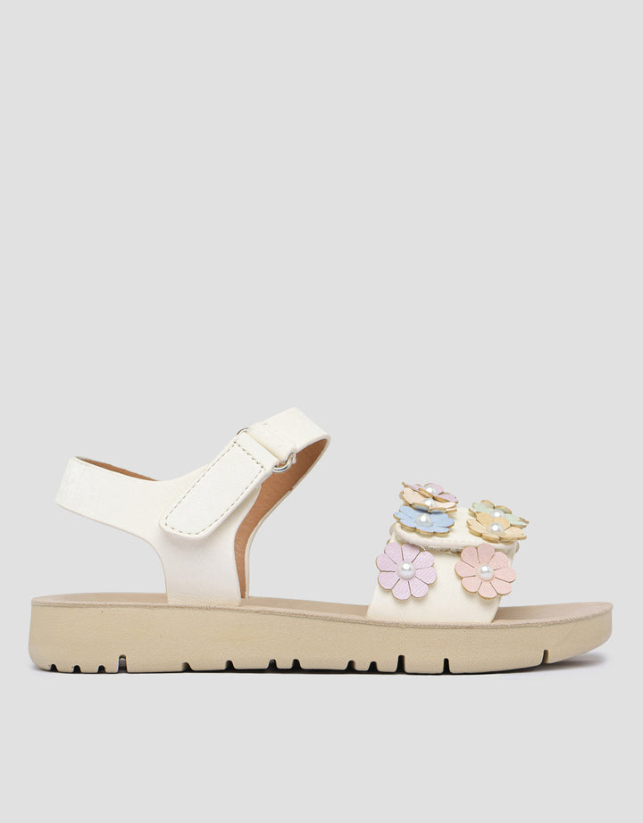 Nevada Ankle Strap Flower Sandal Anak Perempuan