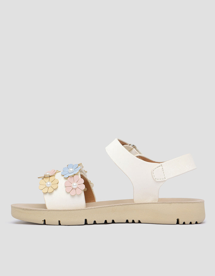Nevada Ankle Strap Flower Sandal Anak Perempuan
