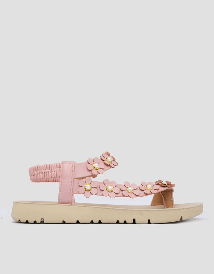 Nevada Ankle Strap Little Flower Sandal Anak Perempuan