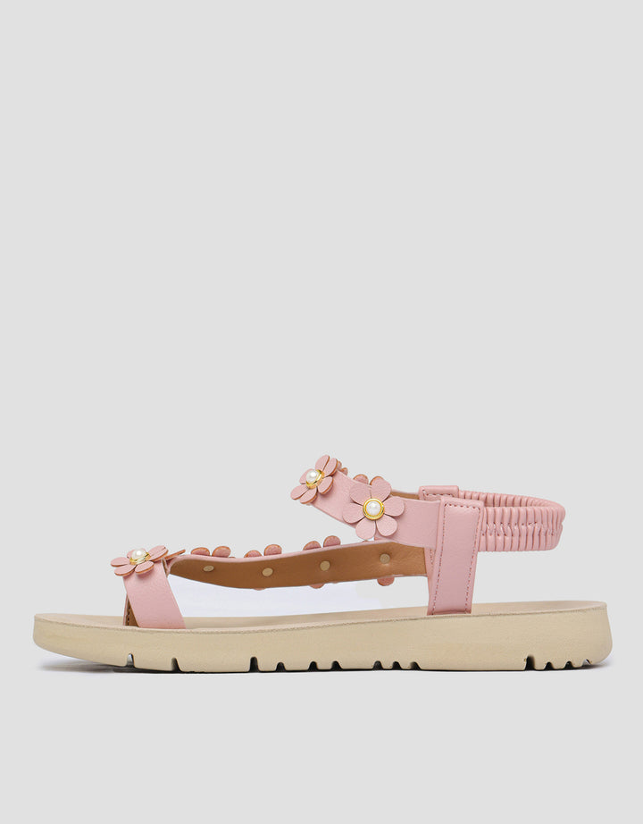 Nevada Ankle Strap Little Flower Sandal Anak Perempuan