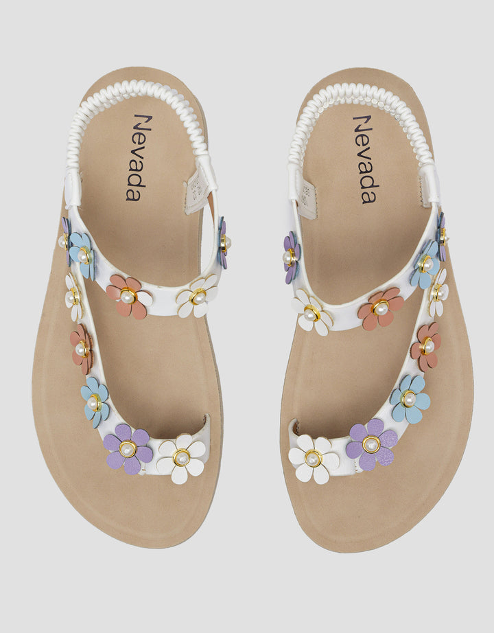 Nevada Ankle Strap Little Flower Sandal Anak Perempuan