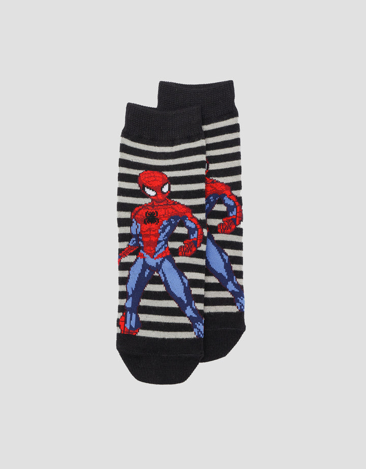 Marvel Spiderman Stripe Kaos Kaki Anak Laki-laki