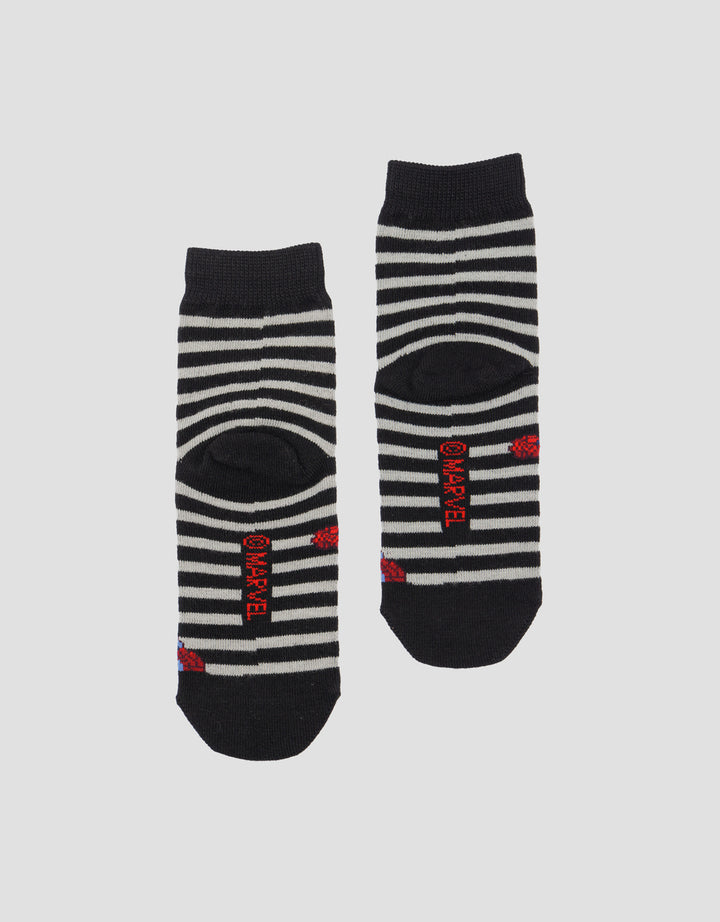 Marvel Spiderman Stripe Kaos Kaki Anak Laki-laki