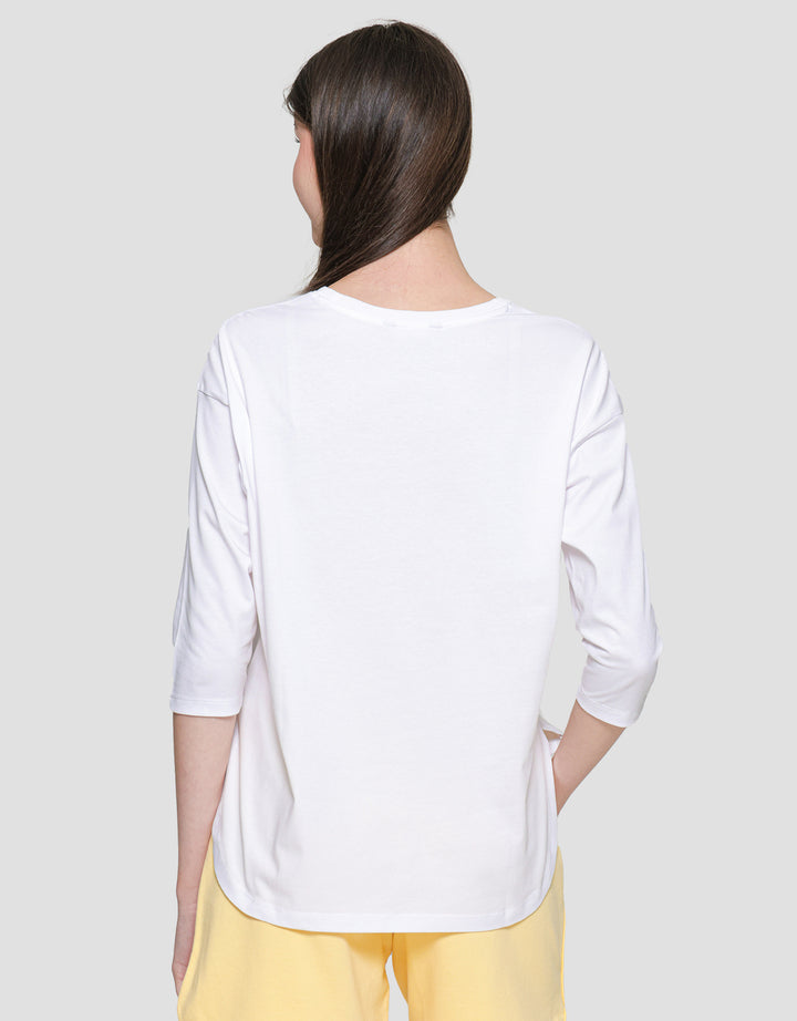 St. Yves Relaxed Enzyme Kaos Lengan Panjang Wanita