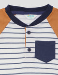 Little M Raglan Stripe Set Pakaian Anak Bayi