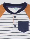 Little M Raglan Stripe Set Pakaian Anak Bayi