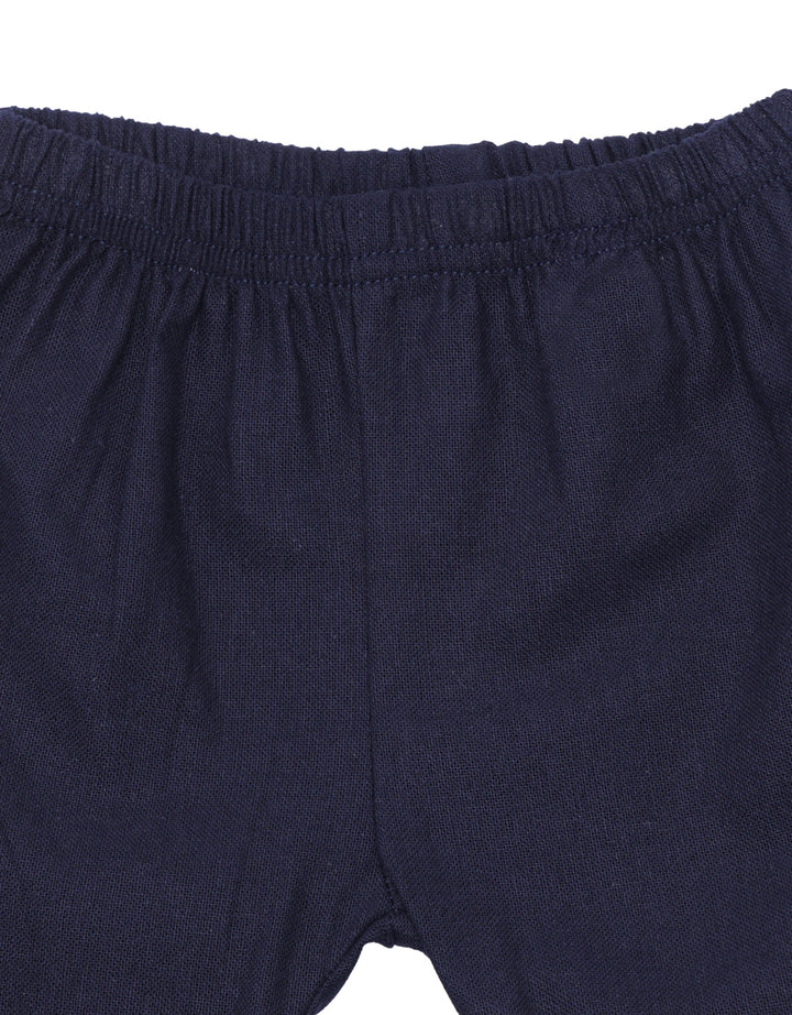 Little M Raglan Stripe Woven Baju Set Bayi Laki-Laki