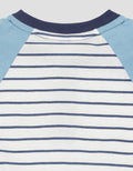 Little M Raglan Stripe Woven Baju Set Bayi Laki-Laki