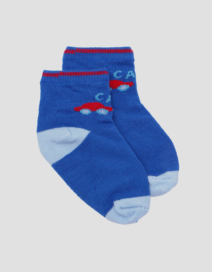 Little M Print Car Kids Socks