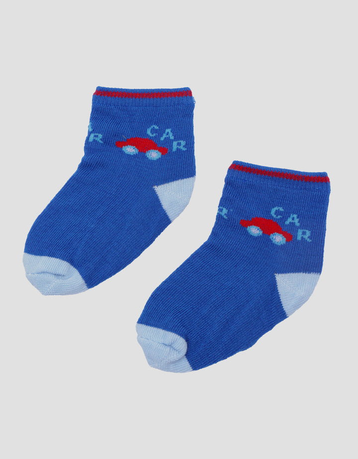 Little M Print Car Kids Socks