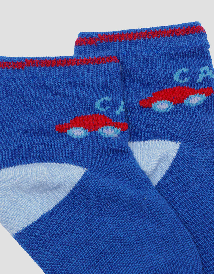 Little M Print Car Kids Socks