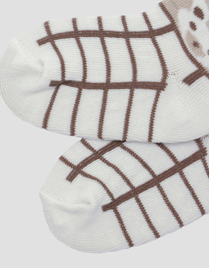 Little M Print Bear Kids Socks Box