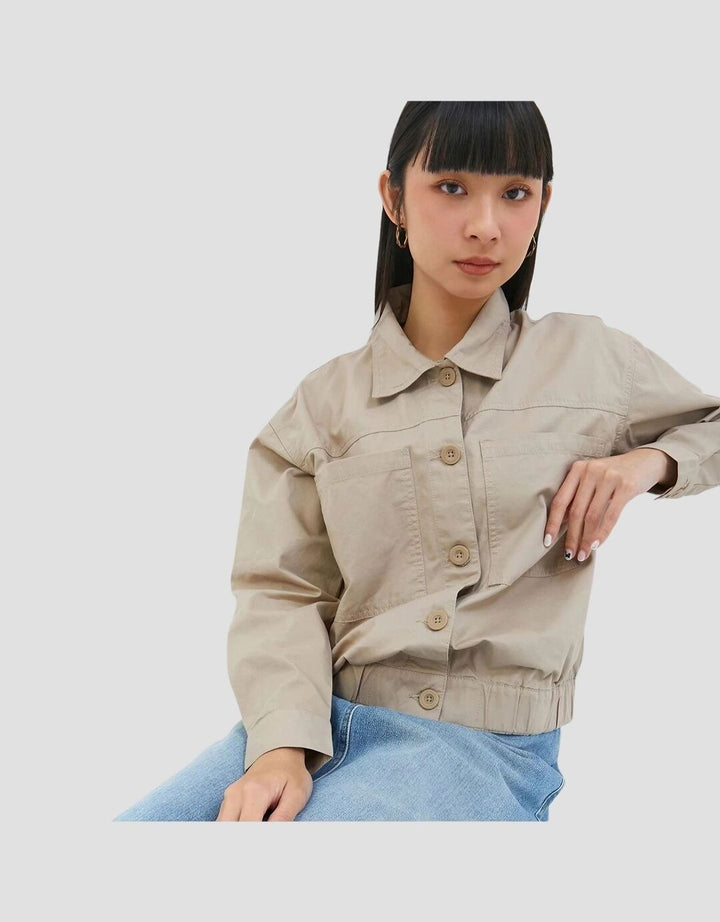 Geela Bianca Plain Women's Long Sleeve Jacket