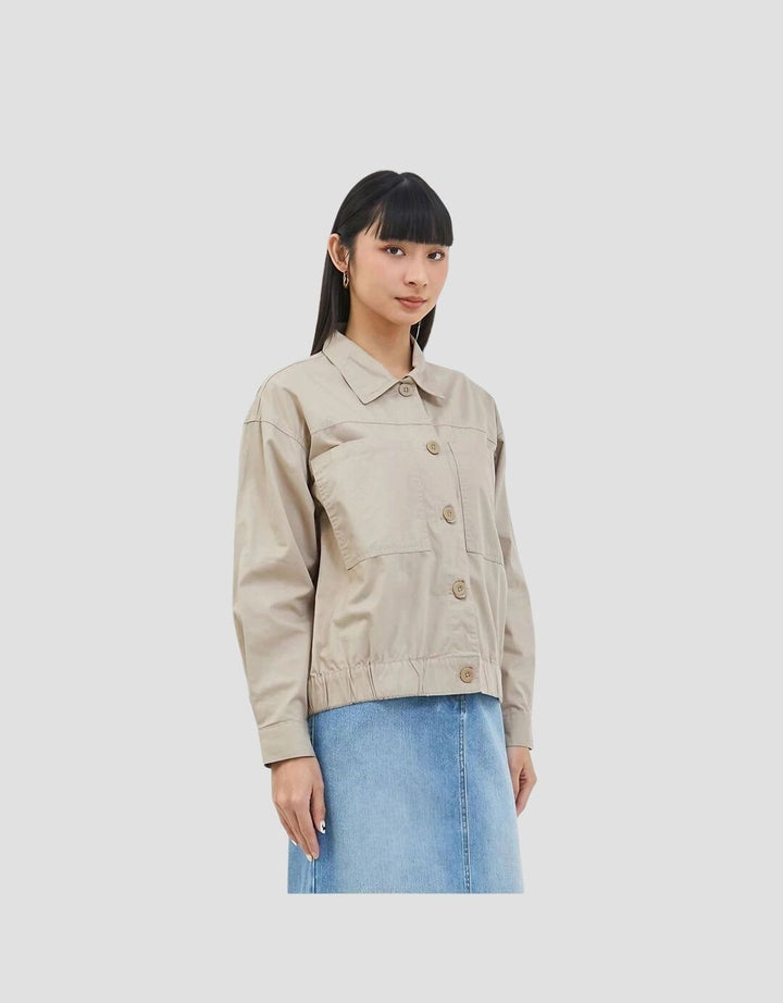 Geela Bianca Plain Women's Long Sleeve Jacket