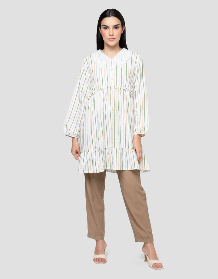 Cardinal Girl Stripes Tunik Wanita
