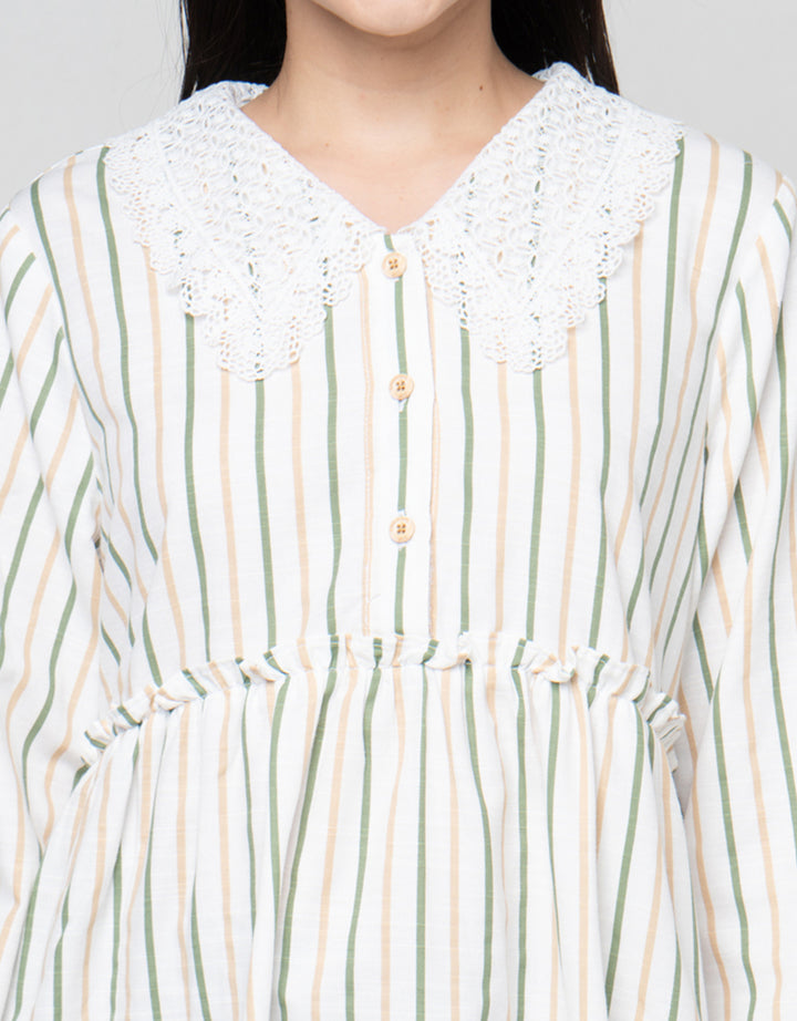Cardinal Girl Stripes Tunik Wanita